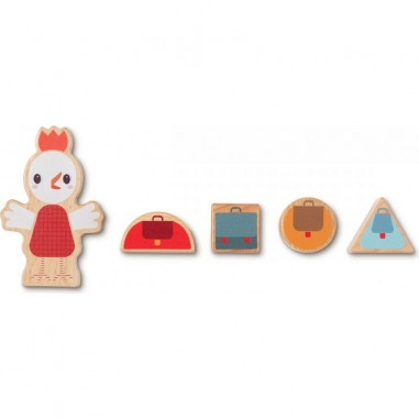 Bus Paulette - Jouet d'éveil formes et couleurs - Lilliputiens