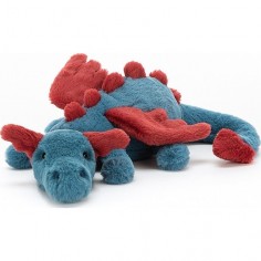 Peluche Dragon bleu vert - Dexter - 50 cm - Jellycat 2