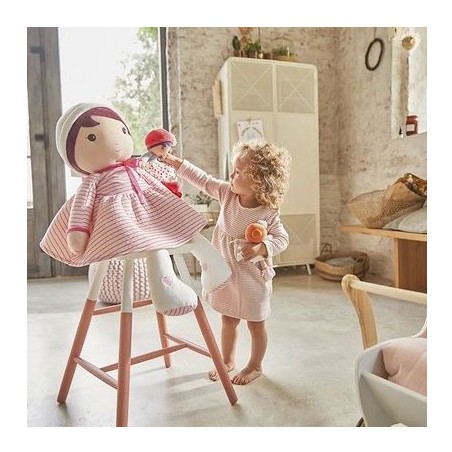Poupée géante en tissu Rose - 80 cm - Kaloo