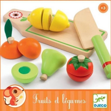 Fruits et Légumes en bois à couper