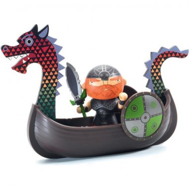 Figurine Drack & Ze drakkar - Arty toys - Djeco