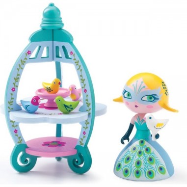 Figurine Colomba & Ze birdhouse Princesse Arty toys - Djeco