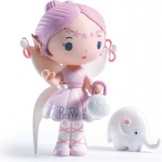 Figurine Elfe et Bolero l'éléphanteau - Figurine Tinyly - Djeco