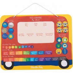 Semainier magnétique pour enfant - Les Popipop - Moulin Roty 2