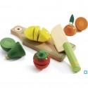 Fruits et Légumes en bois à couper - Djeco