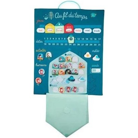 Calendrier pour enfant Au fil du temps - Lilliputiens