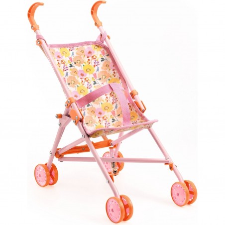 Poussette Flowers - Poupée 30 - 36cm - Pomea - Djeco