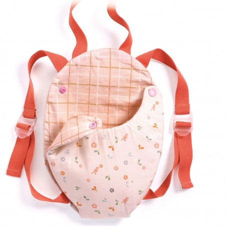 Porte bébé Lavande - Poupée Pomea - Djeco