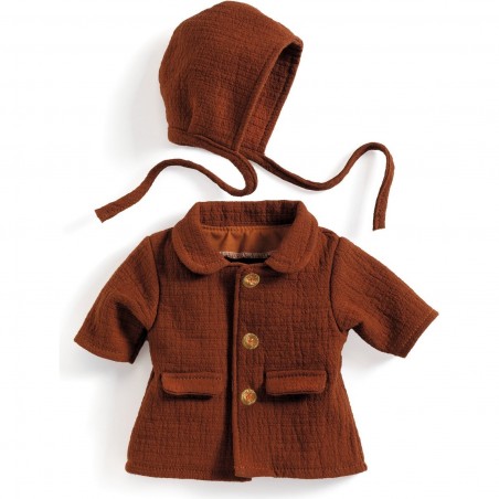 Vêtement de poupée Pomea - Manteau et Bonnet d'Automne - Djeco