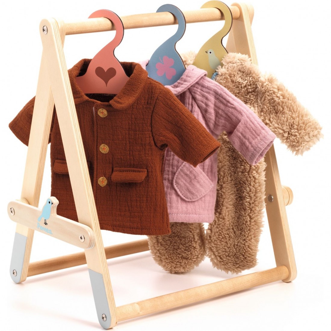 30 Pcs Cintre en bois pour Vêtements de bébé Cintre en bois