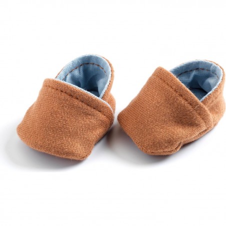 3 paires de chaussures et chaussons poupée Pomea - Djeco