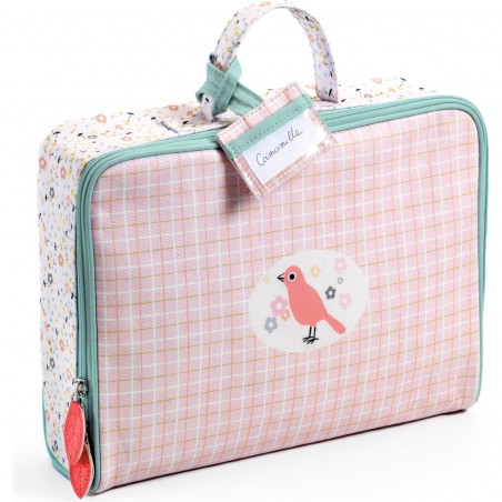 Valise de voyage pour poupée - Pomea - Djeco