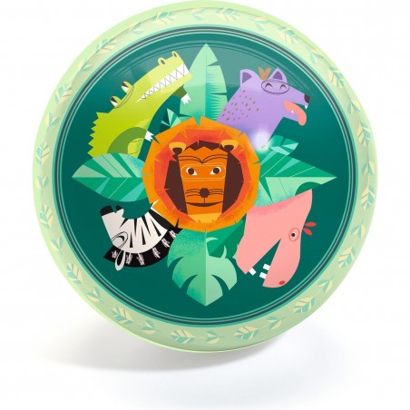 Ballon 22cm : Animaux de la savane - Djeco