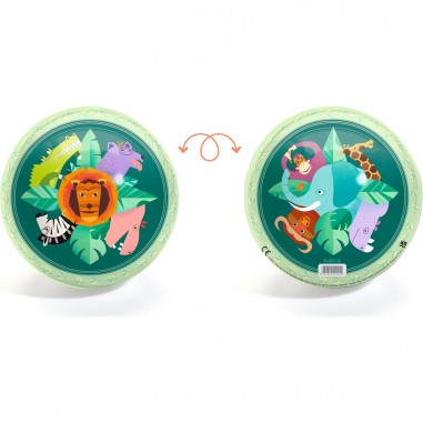 Ballon 22cm : Animaux de la savane - Djeco