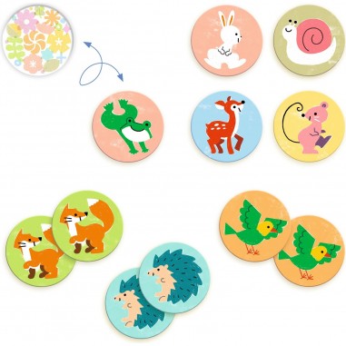 Mémo Petits Amis - Djeco