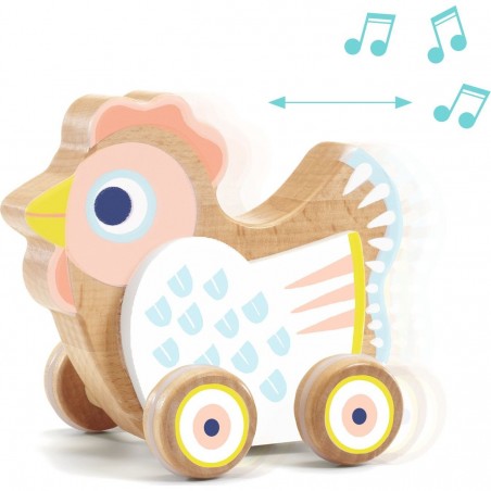 Jouet à pousser musical - Baby Sing - Djeco