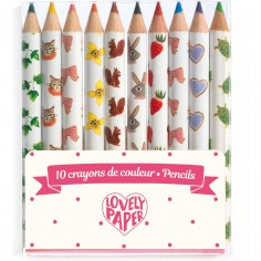 10 Crayons de couleur Aiko - Djeco