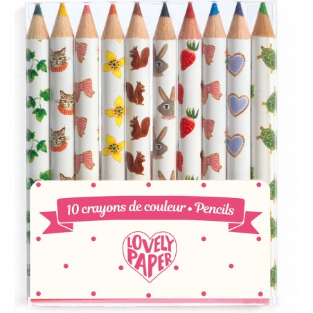 10 Crayons de couleur Aiko - Djeco