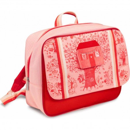 Cartable primaire rouge - Lena Happy - Lilliputiens