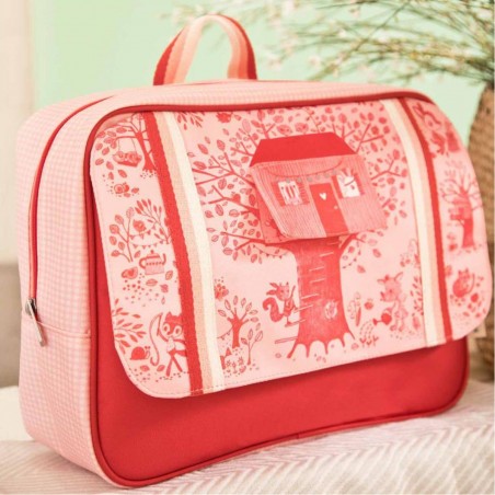 Cartable primaire rouge Lena Happy Lilliputiens