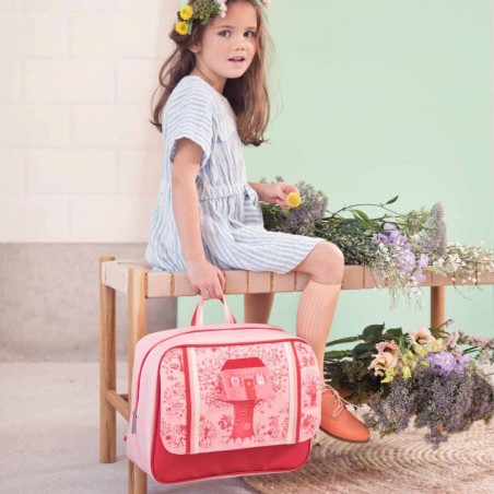 Cartable primaire rouge - Lena Happy - Lilliputiens