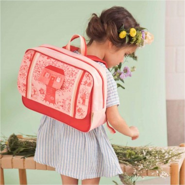 Cartable primaire rouge - Lena Happy - Lilliputiens