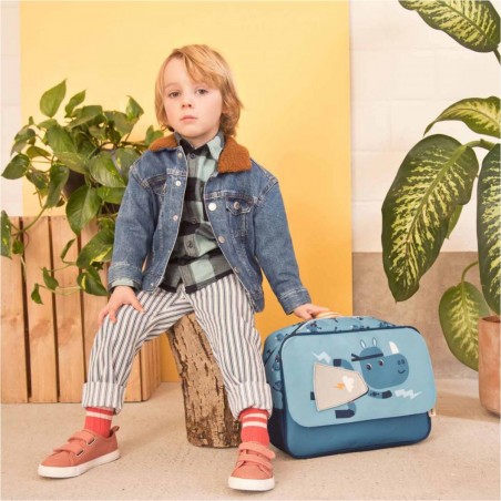 Cartable primaire bleu - Super Marius - Lilliputiens
