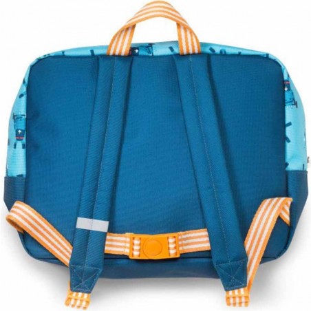 Cartable primaire bleu - Super Marius - Lilliputiens