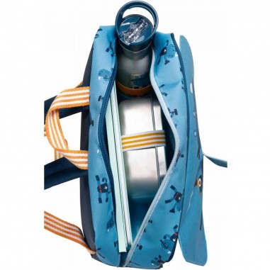 Cartable primaire bleu - Super Marius - Lilliputiens