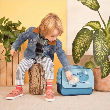 Cartable primaire bleu - Super Marius - Lilliputiens