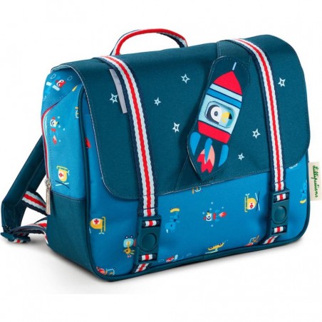 Cartable primaire bleu - En Route Cartable - Lilliputiens