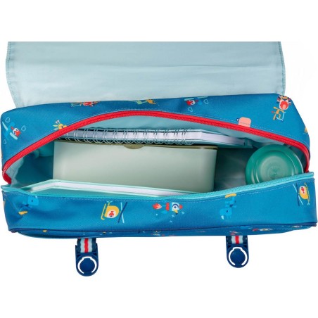 Cartable primaire bleu - En Route Cartable - Lilliputiens