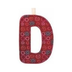 D lettre en tissu - Lilliputiens