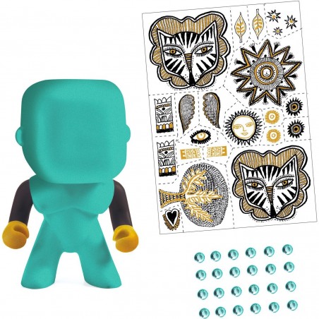 Pirate Arty toys avec tatouages autocollants - Chachic - Djeco