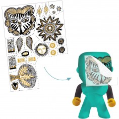 Pirate Arty toys avec tatouages autocollants - Chachic - Djeco 2