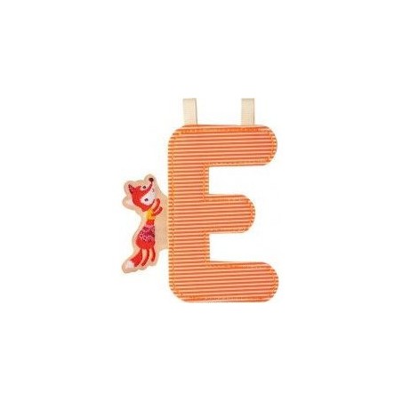 E lettre en tissu