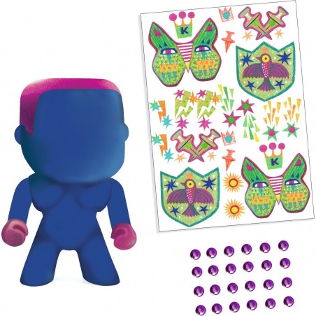 Chevalier Arty toys avec tatouages autocollants - Mister K - Djeco