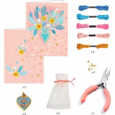 Bracelets Amitié Cœur à réaliser - Djeco 2