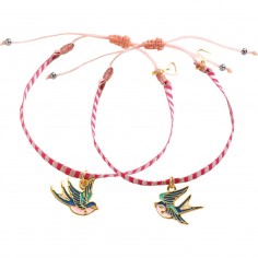 Bracelets d'amitié à créer - Rubans oiseaux - Djeco
