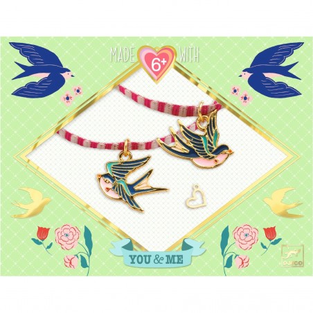 Bracelets d'amitié à créer - Rubans oiseaux - Djeco