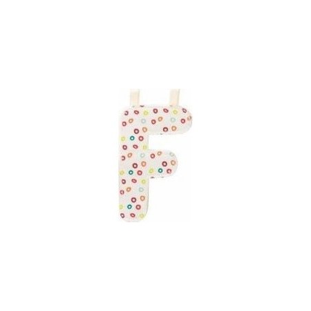 F lettre en tissu