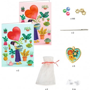 Bracelet d'amitié à créer Cœur - Djeco