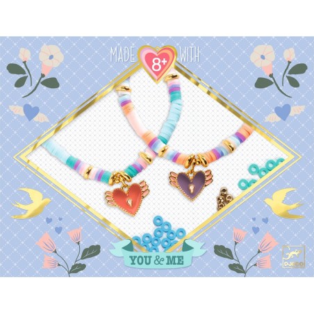 Bracelet d'amitié Coeur - Heart Heishi - Djeco