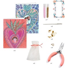 Bracelets à créer métier à tisser - Miyuki et Coeurs - Djeco 2