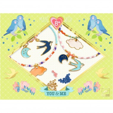 Bracelets d'amitié oiseaux, nuages - Sky - Djeco