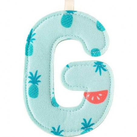 G lettre en tissu