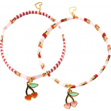 Bracelets et carte d'amitié à fabriquer - Tila et cerises - Djeco