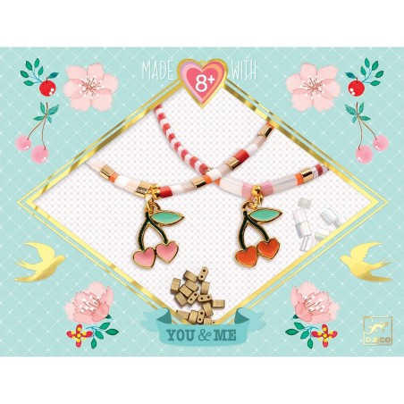 Bracelets et carte d'amitié à fabriquer - Tila et cerises - Djeco