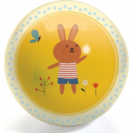 Ballon jaune pour enfant 12cm - Sweety - Djeco