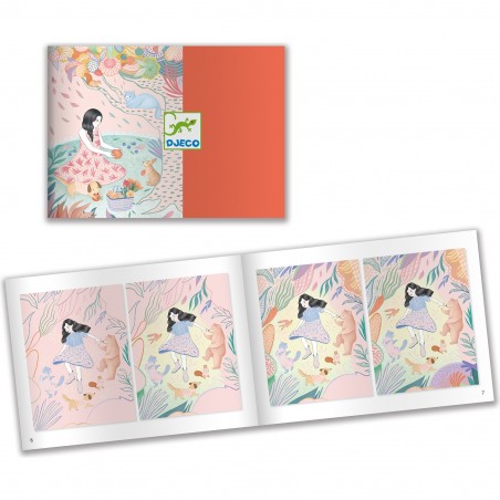 Cartes à gratter pastel - Le Pique Nique - Djeco